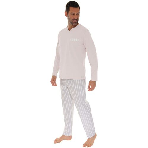 textil Herre Pyjamas / Natskjorte Pilus FREDDI Beige