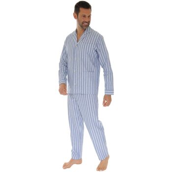 textil Herre Pyjamas / Natskjorte Pilus FREDDI Blå
