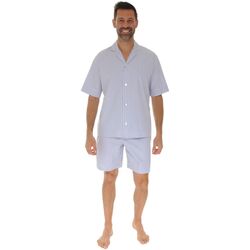 textil Herre Pyjamas / Natskjorte Pilus FARELL Blå