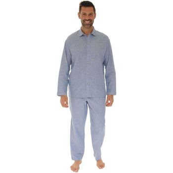textil Herre Pyjamas / Natskjorte Pilus FAUSTIN Blå