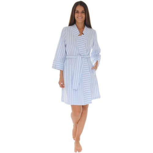 textil Dame Pyjamas / Natskjorte Pilus ELISA Blå