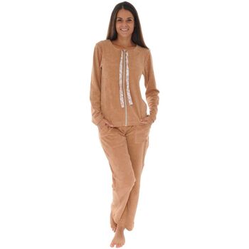 textil Dame Pyjamas / Natskjorte Pilus ELINE Brun