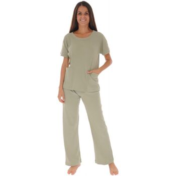 textil Dame Pyjamas / Natskjorte Pilus ERIKA Grøn