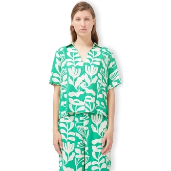 textil Dame Toppe / Bluser Compania Fantastica COMPAÑIA FANTÁSTICA Shirt 43008 - Flowers Grøn