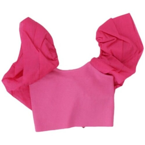 textil Pige Toppe / T-shirts uden ærmer Manila Grace MG2653 Pink
