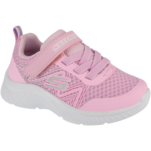 Sko Pige Lave sneakers Skechers Microspec Plus - Swirl Sweet Pink