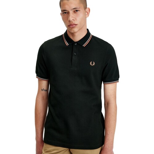 textil Herre Polo-t-shirts m. korte ærmer Fred Perry POLO HOMBRE   M3600 Grøn