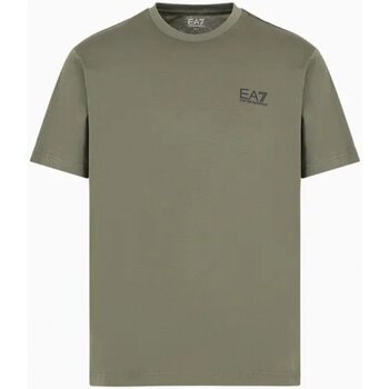 textil Herre T-shirts m. korte ærmer Emporio Armani EA7 8NPT18 PJ02Z Grøn