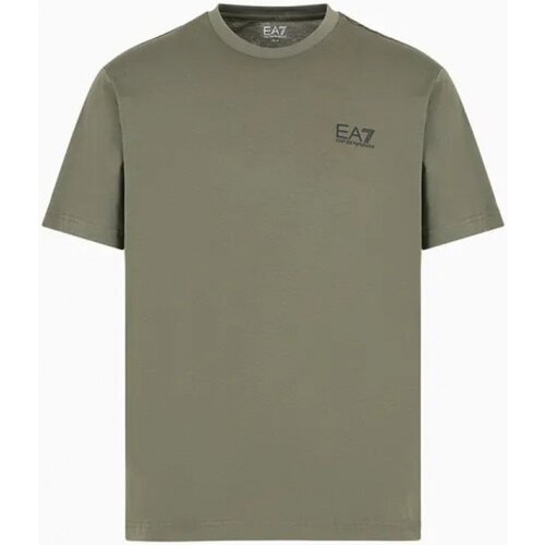 textil Herre T-shirts m. korte ærmer Emporio Armani EA7 8NPT18 PJ02Z Grøn