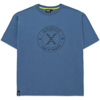 textil Herre T-shirts m. korte ærmer Munich T-shirt vintage Blå