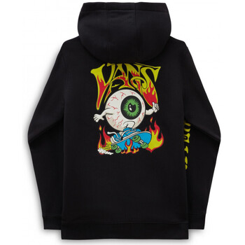 textil Dreng Sweatshirts Vans Eyeballie hoodie Sort