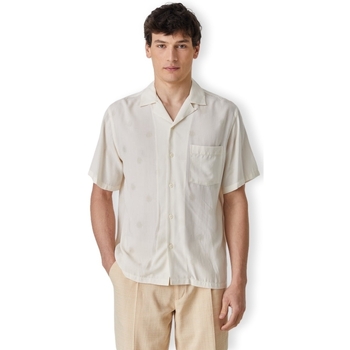 textil Herre Skjorter m. lange ærmer Portuguese Flannel Modal Dots Shirt - White Hvid