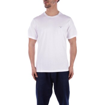 textil Herre T-shirts m. korte ærmer Barbour MTS0670 Hvid