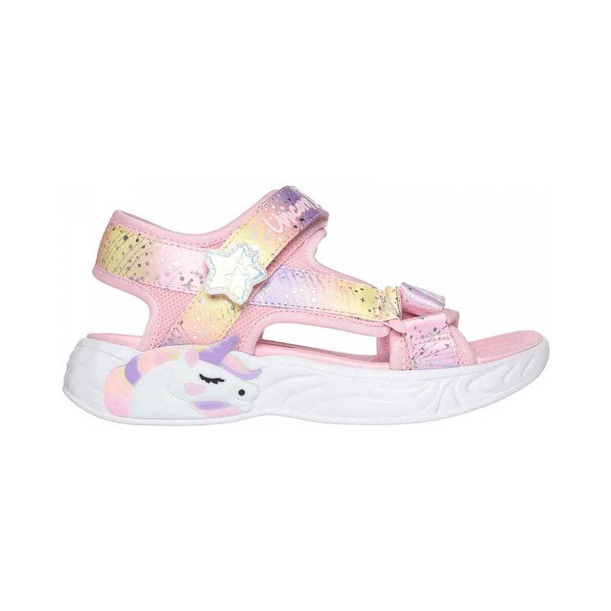 Sko Pige Sandaler Skechers Unicorn dreams sandal - majes Pink