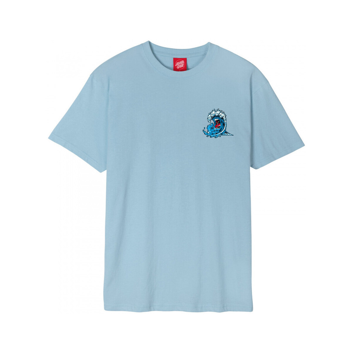 textil Herre T-shirts & poloer Santa Cruz Screaming wave Blå