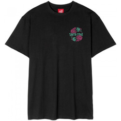 textil Herre T-shirts & poloer Santa Cruz Dressen rose crew two Sort