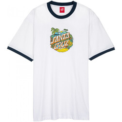 textil Herre T-shirts & poloer Santa Cruz Aloha dot front ringer Hvid