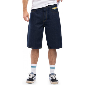 Homeboy X-tra baggy denim shorts Blå