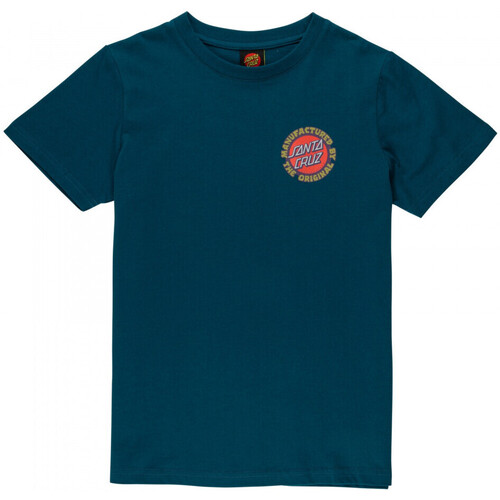 textil Dreng T-shirts & poloer Santa Cruz Youth speed mfg dot Grøn