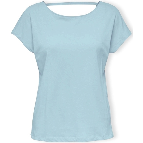 textil Dame Toppe / Bluser Only Top May Life S/S - Clear Sky Blå