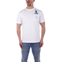 textil Herre T-shirts m. korte ærmer Mc2 Saint Barth AUS0001 Hvid