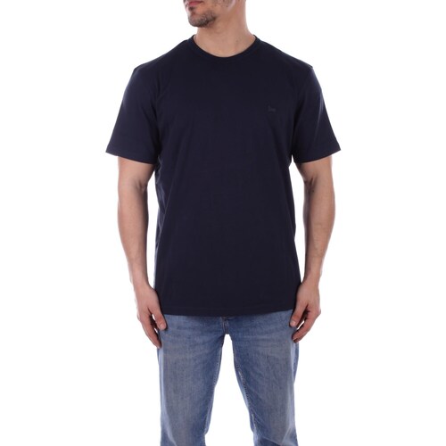 textil Herre T-shirts m. korte ærmer Woolrich CFWOTE0093MRUT2926UT2926 Marineblå