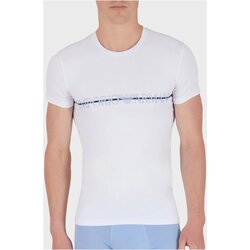 textil Herre T-shirts m. korte ærmer Emporio Armani 111035 4R729 Hvid