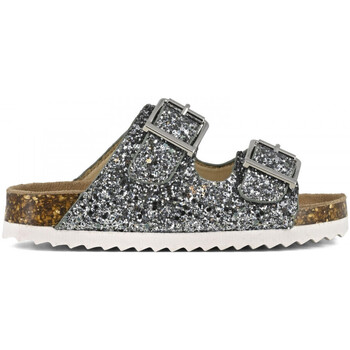 Sko Pige Sandaler Colors of California Glitter sandal 2 buckles Blå