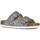Sko Børn Sandaler Colors of California Glitter sandal 2 buckles Blå
