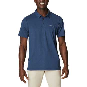 textil Herre Polo-t-shirts m. korte ærmer Columbia Tech Trail Polo Shirt Blå
