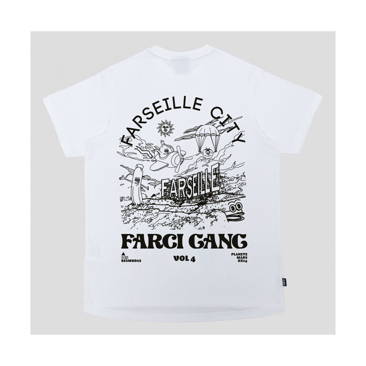 textil Herre T-shirts & poloer Farci Tee farseille Hvid