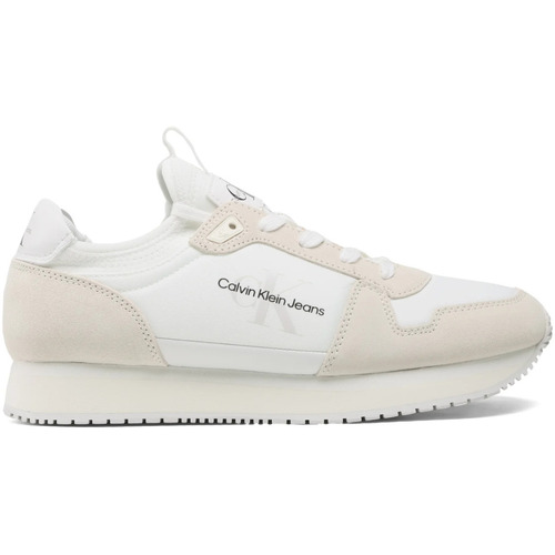 Sko Herre Sneakers Calvin Klein Jeans YM0YM00553 Hvid