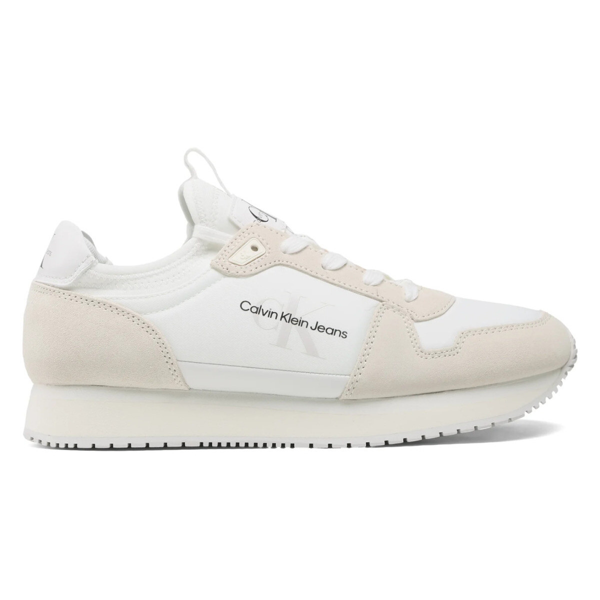 Sko Herre Sneakers Calvin Klein Jeans YM0YM00553 Hvid