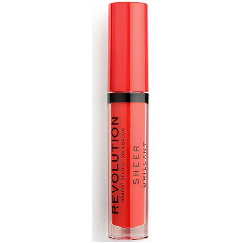 skoenhed Dame Lipgloss Makeup Revolution Sheer Brilliant Lip Gloss - 132 Cherry Orange