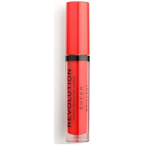 skoenhed Dame Lipgloss Makeup Revolution Sheer Brilliant Lip Gloss - 133 Destiny Orange