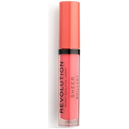 skoenhed Dame Lipgloss Makeup Revolution Sheer Brilliant Lip Gloss - 138 Excess Pink