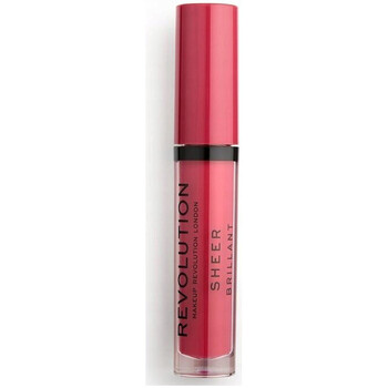 skoenhed Dame Lipgloss Makeup Revolution Sheer Brilliant Lip Gloss - 141 Rouge Rød