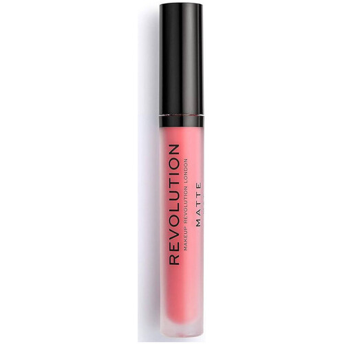 skoenhed Dame Lipgloss Makeup Revolution Matte Lip Gloss - 138 Excess Pink