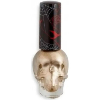 skoenhed Dame Neglelak Makeup Revolution Halloween Skull Nail Polish - Goblin King Grøn