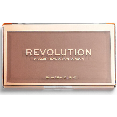 skoenhed Dame Blush & pudder Makeup Revolution Matte Compact Powder Base - P10 Brun