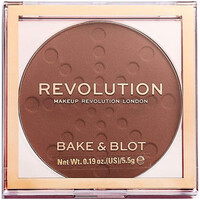skoenhed Dame Blush & pudder Makeup Revolution Baking and Finishing Powder Bake & Blot - Deep Dark Brun