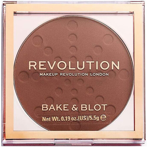 skoenhed Dame Blush & pudder Makeup Revolution Baking and Finishing Powder Bake & Blot - Deep Dark Brun