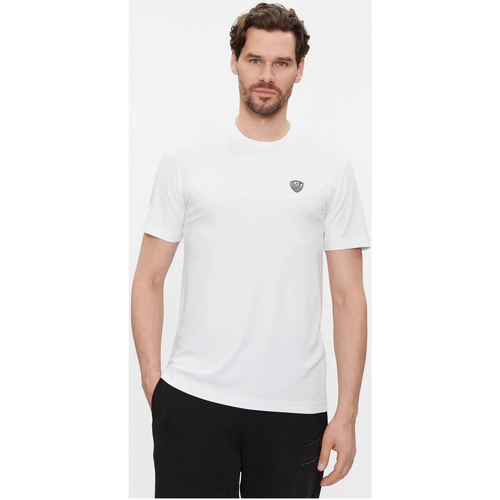 textil Herre T-shirts m. korte ærmer Emporio Armani EA7 8NPT16 PJRGZ Hvid