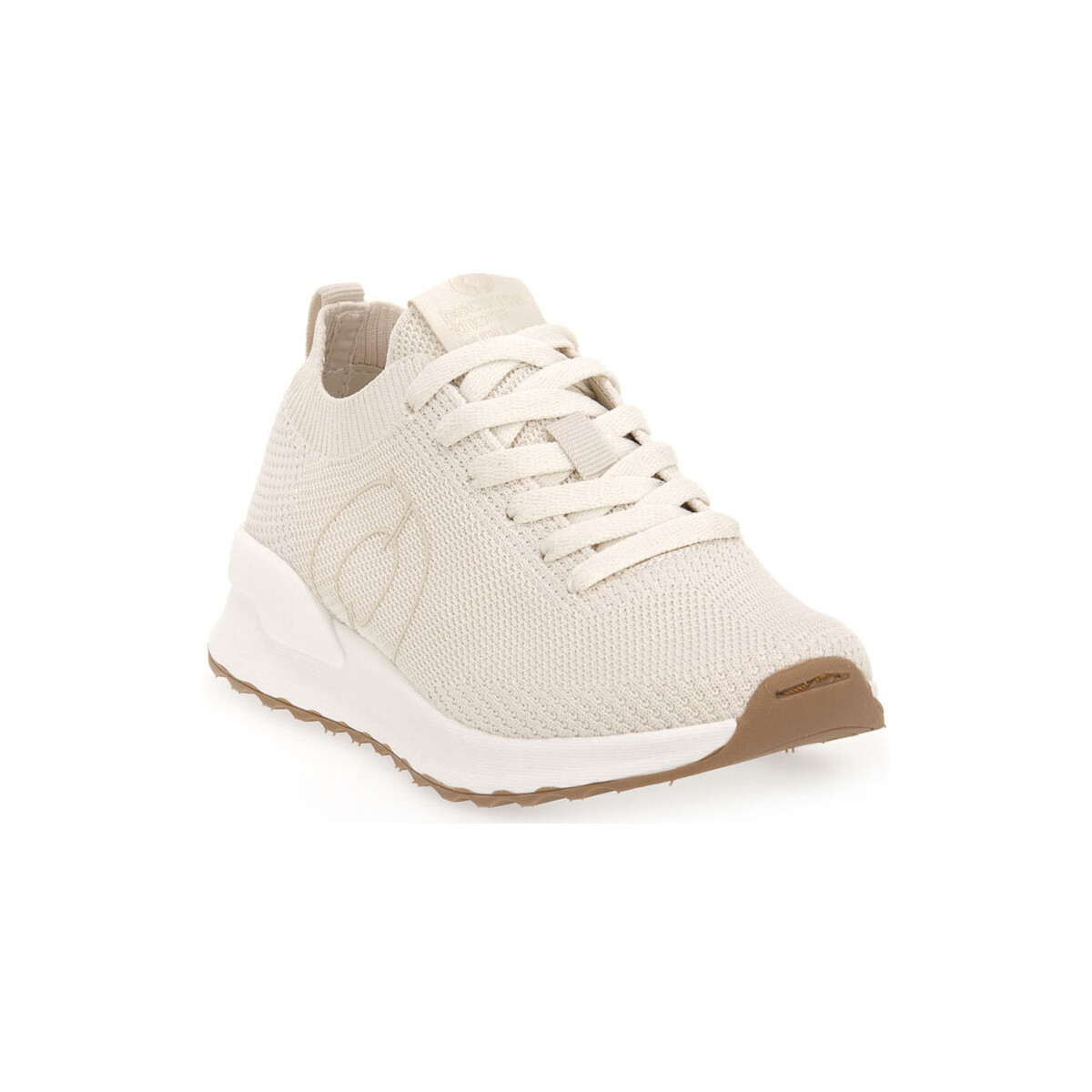 Sko Dame Sneakers Ecoalf OFF WHITE CONDENKNIT Hvid