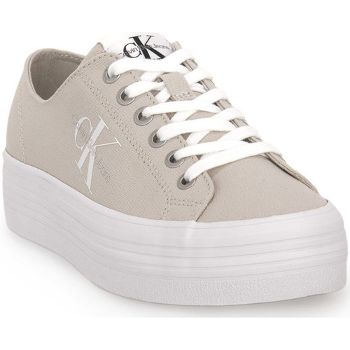 Sko Dame Sneakers Calvin Klein Jeans 0F4 VULC PLATFORM Hvid