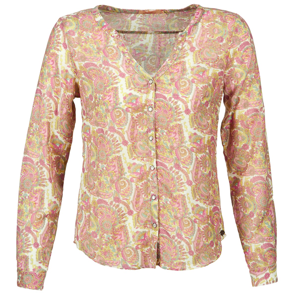 textil Dame Skjorter / Skjortebluser DDP GARDENIA Pink / Grøn
