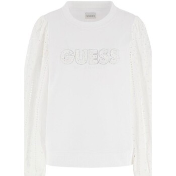 textil Dame Sweatshirts Guess W4GQ07 KBKM0 Hvid