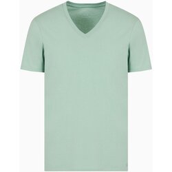 textil Herre T-shirts m. korte ærmer EAX 8NZT75 ZJA5Z Grøn