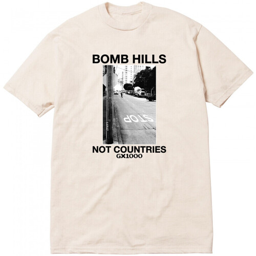 textil Herre T-shirts & poloer Gx1000 T-shirt bomb hills Beige