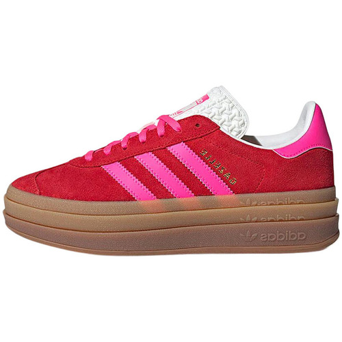 Sko Vandresko adidas Originals Gazelle Bold Red Pink Rød